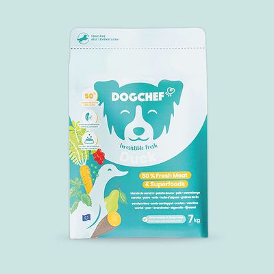 Dog Chef Croquettes Naturelles au Canard Frais pour chien Croquettes Canard Frais 7kg