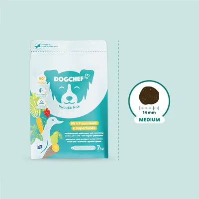 Dog Chef Croquettes Naturelles au Canard Frais pour chien Dog Chef Croquettes Naturelles au Canard Frais pour chien