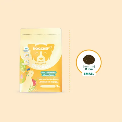 Dog Chef Croquettes Naturelles au Poulet Frais pour chien Dog Chef Croquettes Naturelles au Poulet Frais pour chien