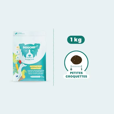 Dog Chef Croquettes Naturelles au Canard Frais pour chien