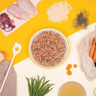 Dog Chef Repas Frais Cuisiné - Poulet Frais - 100% Naturel pour chien