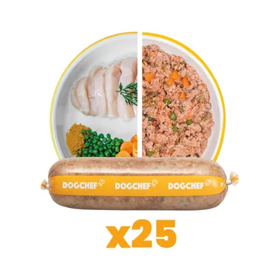 Dog Chef Repas Frais Cuisiné - Poulet Frais - 100% Naturel pour chien