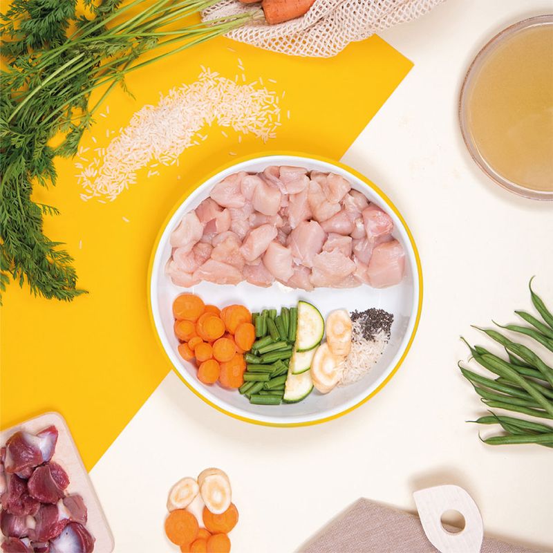 Dog Chef Repas Frais Cuisiné - Poulet Frais - 100% Naturel pour chien
