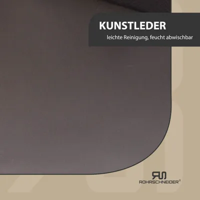 Rohrschneider Gepolstertes Hundesofa mit Chromfüssen