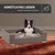 Rohrschneider Gepolstertes Hundesofa mit Chromfüssen