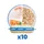 10er-Pack Frische Mahlzeiten mit Fisch 300 g