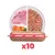 Lot de 10 Repas Frais au Porc 300g