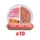 Lot de 10 Repas Frais au Porc 300g