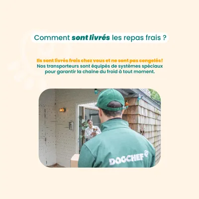 Dog Chef Repas Frais Cuisiné - Porc Frais - 100% Naturel pour chien