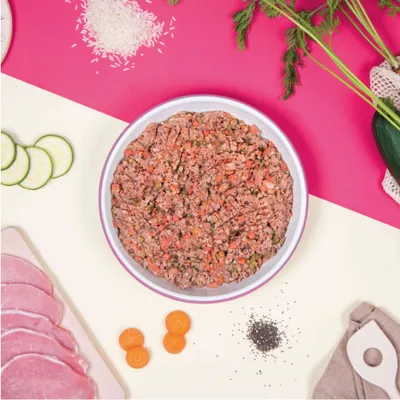 Dog Chef Repas Frais Cuisiné - Porc Frais - 100% Naturel pour chien