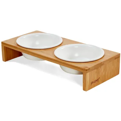 PiuPet Lot de 2 gamelles pour chat PiuPet Lot de 2 gamelles pour chat