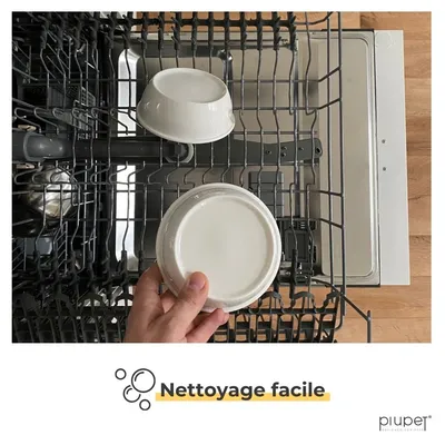 PiuPet Lot de 2 gamelles pour chat