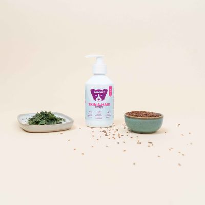 Dog Chef Skin & Hair Booster - Complément Huile chien - Peau saine & pelage 1 article