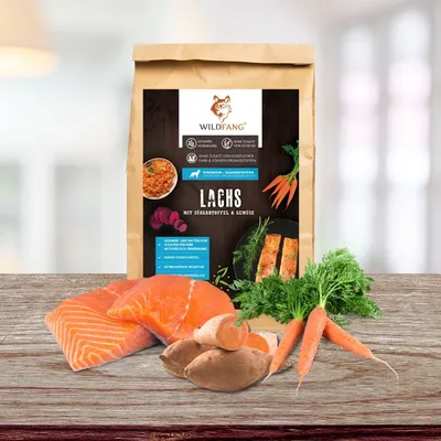 Wildfang® Croquettes Junior au saumon pour chiots - sans céréales