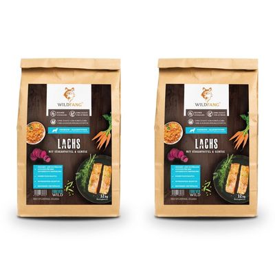 Wildfang® Croquettes Junior au saumon pour chiots - sans céréales