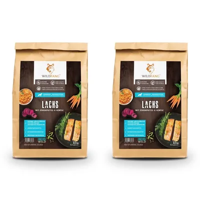 Wildfang® Croquettes Junior au saumon pour chiots - sans céréales