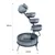 Monstershop Fontaine Énergie Solaireà 4 Niveaux de Bols Renversants