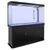 Monstershop Aquarium à bords Noir avec Meuble NOIR Monstershop Aquarium à bords Noir avec Meuble NOIR