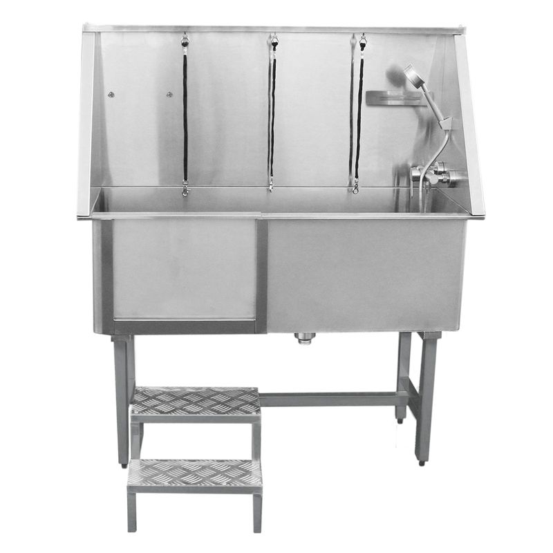 Monstershop Baignoire de Toilettage Inox