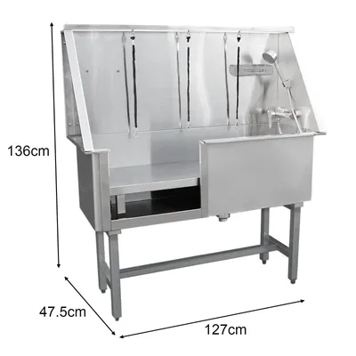 Monstershop Baignoire de Toilettage Inox Monstershop Baignoire de Toilettage Inox