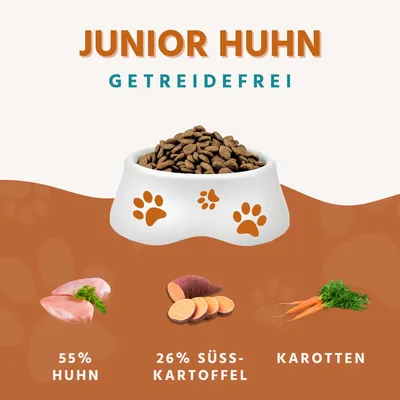 Wildfang® Croquettes Junior au poulet pour chiots - sans céréales Wildfang® Croquettes Junior au poulet pour chiots - sans céréales