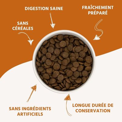 Wildfang® Sensibles - Dinde aux patates douces & canneberges, Sans céréales