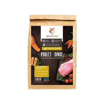 Wildfang® Croquettes Junior au poulet pour chiots - sans céréales