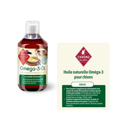 ChronoBalance - huile naturelle Oméga-3 pour chiens