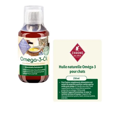 ChronoBalance - huile naturelle Oméga-3 pour chat ChronoBalance - huile naturelle Oméga-3 pour chat