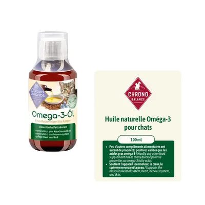 ChronoBalance - huile naturelle Oméga-3 pour chat ChronoBalance - huile naturelle Oméga-3 pour chat