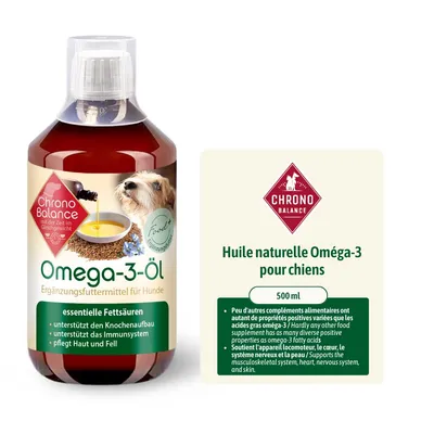 ChronoBalance - huile naturelle Oméga-3 pour chiens