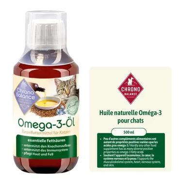 ChronoBalance - huile naturelle Oméga-3 pour chat ChronoBalance - huile naturelle Oméga-3 pour chat