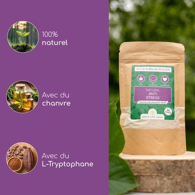 Wolfsbacher Natur Poudre aux plantes pour chiens