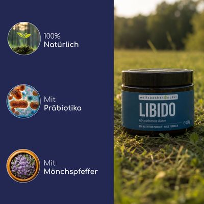 Wolfsbacher Natur Libido Balance Pulver für Hunde