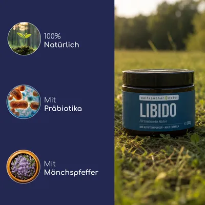 Wolfsbacher Natur Libido Balance Pulver für Hunde