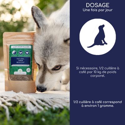 Wolfsbacher Natur Poudre Libido Balance pour chiens