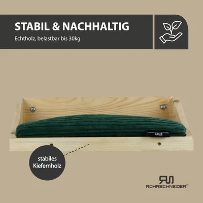 Rohrschneider Natürliche Kletteretage mit Kissen