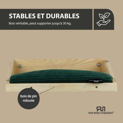 Rohrschneider Marche d'escalade naturelle avec coussin