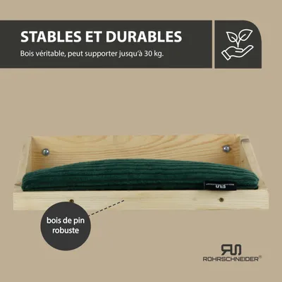 Rohrschneider Marche d'escalade naturelle avec coussin