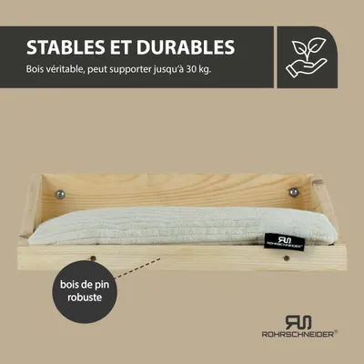 Rohrschneider Marche d'escalade naturelle avec coussin