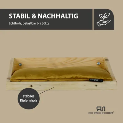 Rohrschneider Natürliche Kletteretage mit Kissen