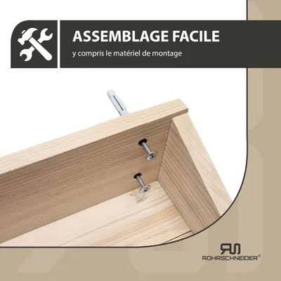 Rohrschneider Marche d'escalade naturelle avec coussin