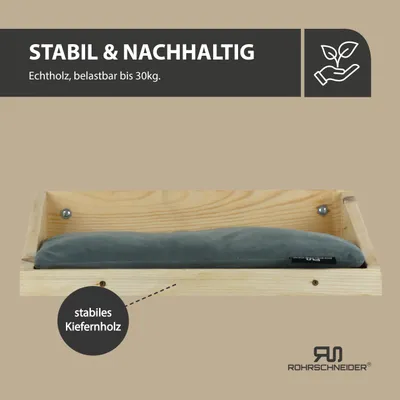 Rohrschneider Natürliche Kletteretage mit Kissen