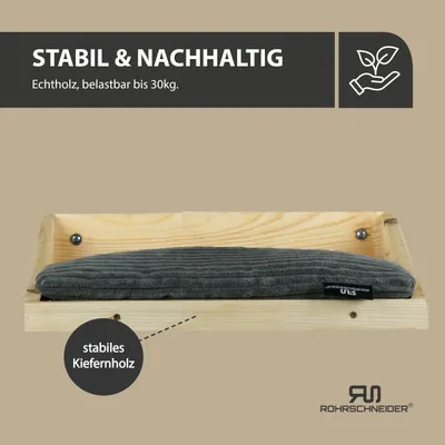 Rohrschneider Natürliche Kletteretage mit Kissen
