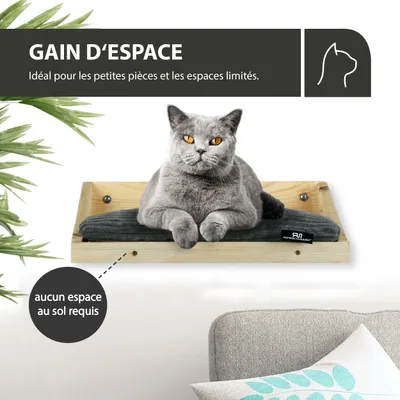 Rohrschneider Marche d'escalade naturelle avec coussin