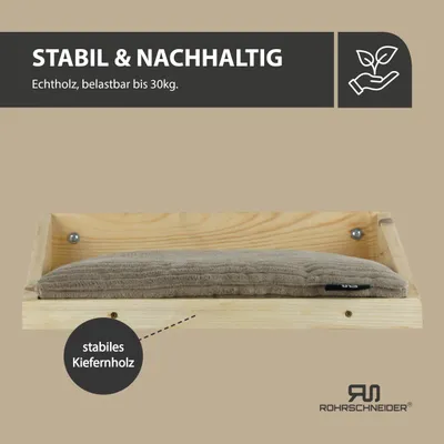 Rohrschneider Natürliche Kletteretage mit Kissen