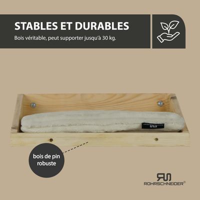 Rohrschneider Marche d'escalade naturelle avec coussin