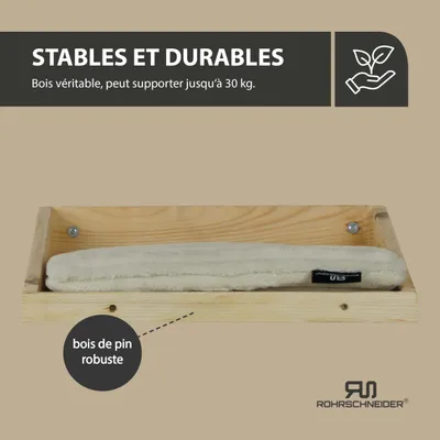 Rohrschneider Marche d'escalade naturelle avec coussin