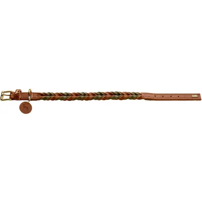 HUNTER Collier Solid Education Duo, brun foncé