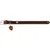 HUNTER Collier Tara, brun foncé